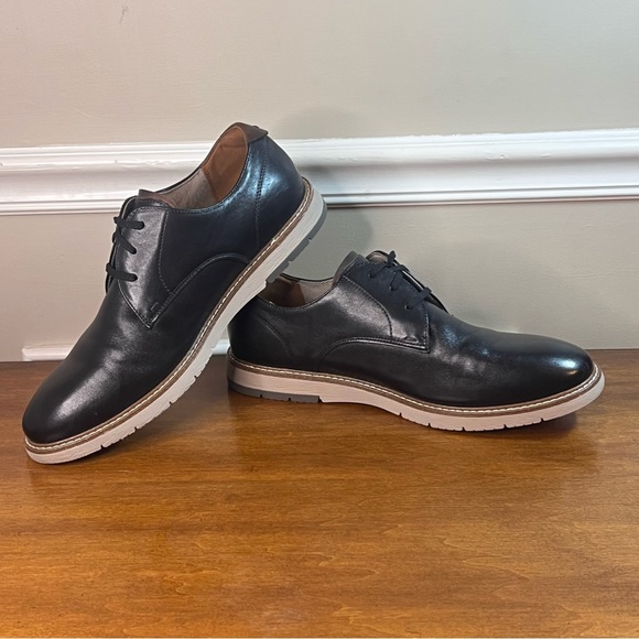 Florsheim Vibe Men’s Plain Toe Black Leather Oxford Size 12 Wide main image 9